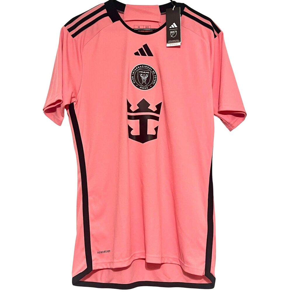NWT Adidas INTER MIAMI CF 2024/25 SUAREZ Jersey Mens Medium soccer shirt MLS